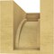Ekena Millwork 8"W x 16"D x 8"H Wide Rockford Rough Cedar Woodgrain TimberThane Corbel, Primed Tan CORUR08X16X08ROCRCPR - alternate 4